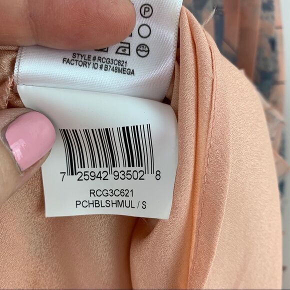 BCBG Pleated Mini Skirt Pastel Knife Pleat Chiffon - Picture 9 of 9